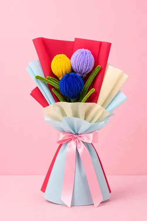 Colorful Tulip Trio