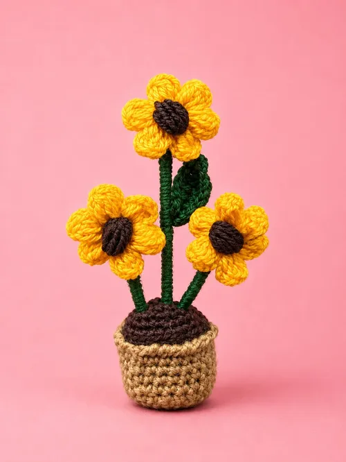 Triple Sunshine Bloom Pot