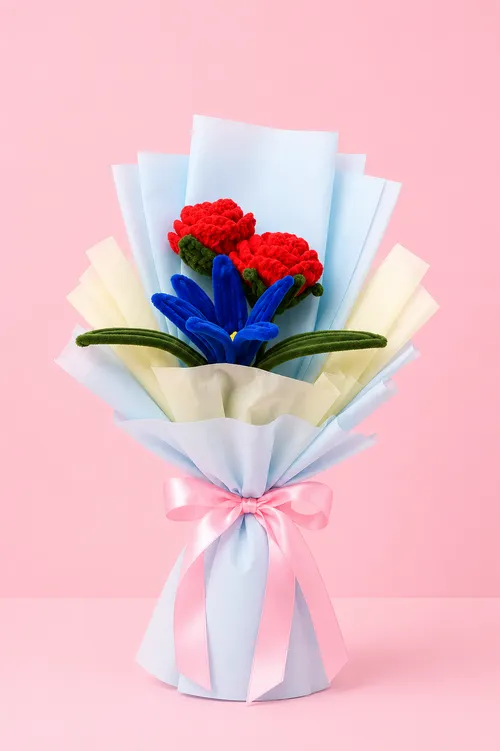 Scarlet & Blue Bloom